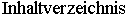 Inhaltsverzeichnis